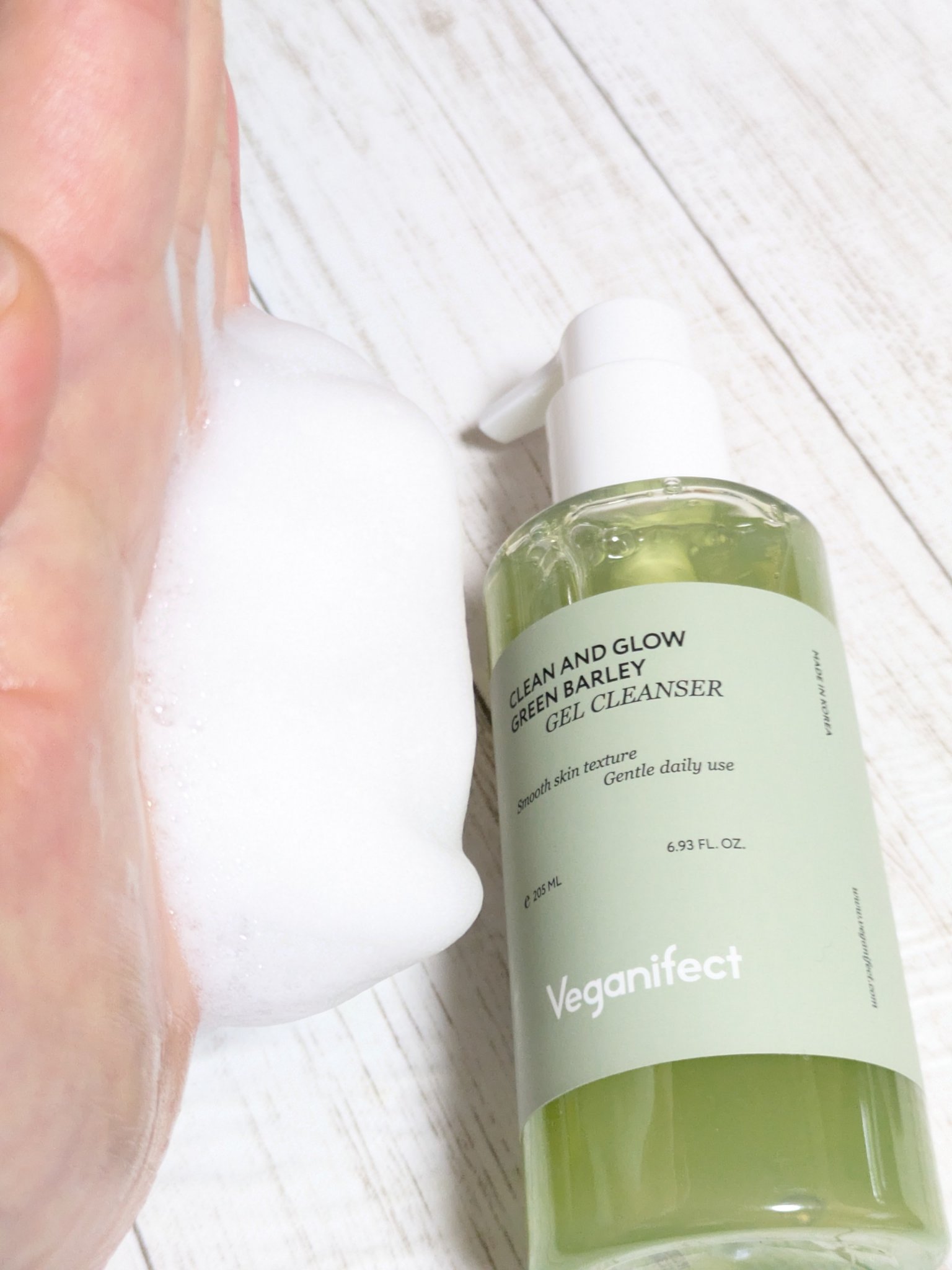 青麦クレンジングジェル /Veganifect/クレンジングジェルを使ったクチコミ（3枚目）