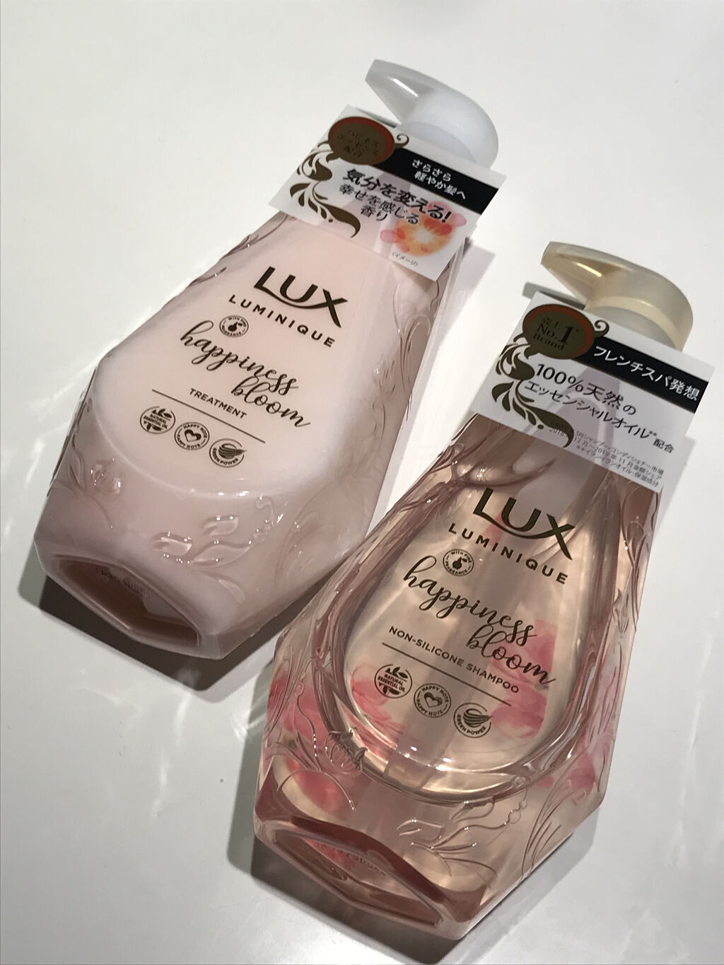 ルミニーク ハピネスブルーム シャンプー／トリートメント/LUX/市販シャンプーを使ったクチコミ（1枚目）