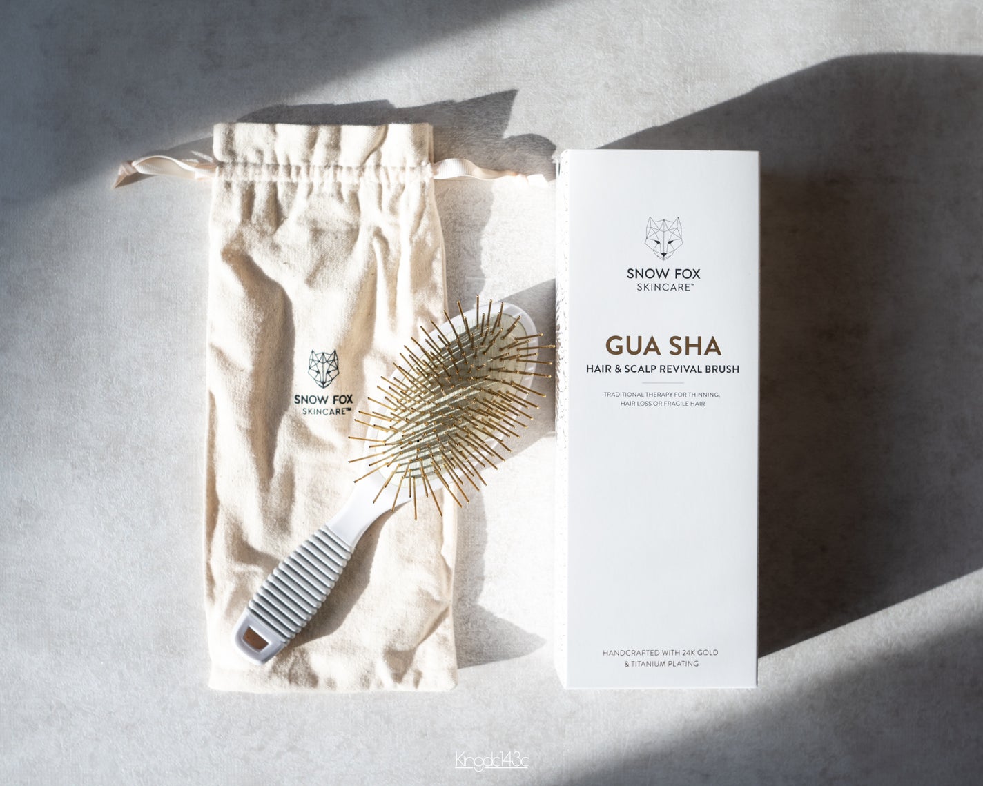 プレミアム FOXカッサ ヘアブラシ/SNOW FOX SKINCARE/ヘアブラシを使ったクチコミ(1枚目)