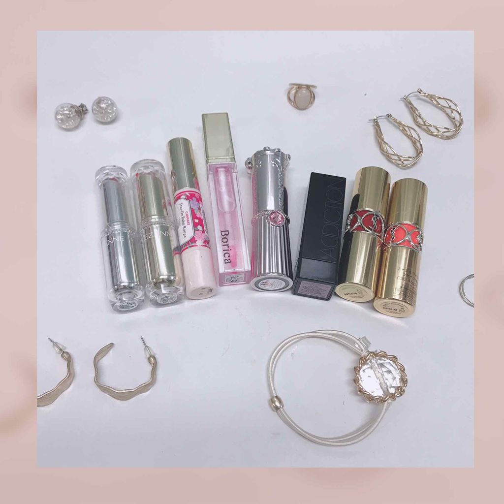 ルージュ ヴォリュプテ シャイン/YVES SAINT LAURENT BEAUTE/口紅を使ったクチコミ(4枚目)