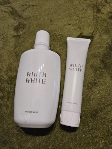 歯磨き粉/WHITH WHITE/歯磨き粉を使ったクチコミ（1枚目）