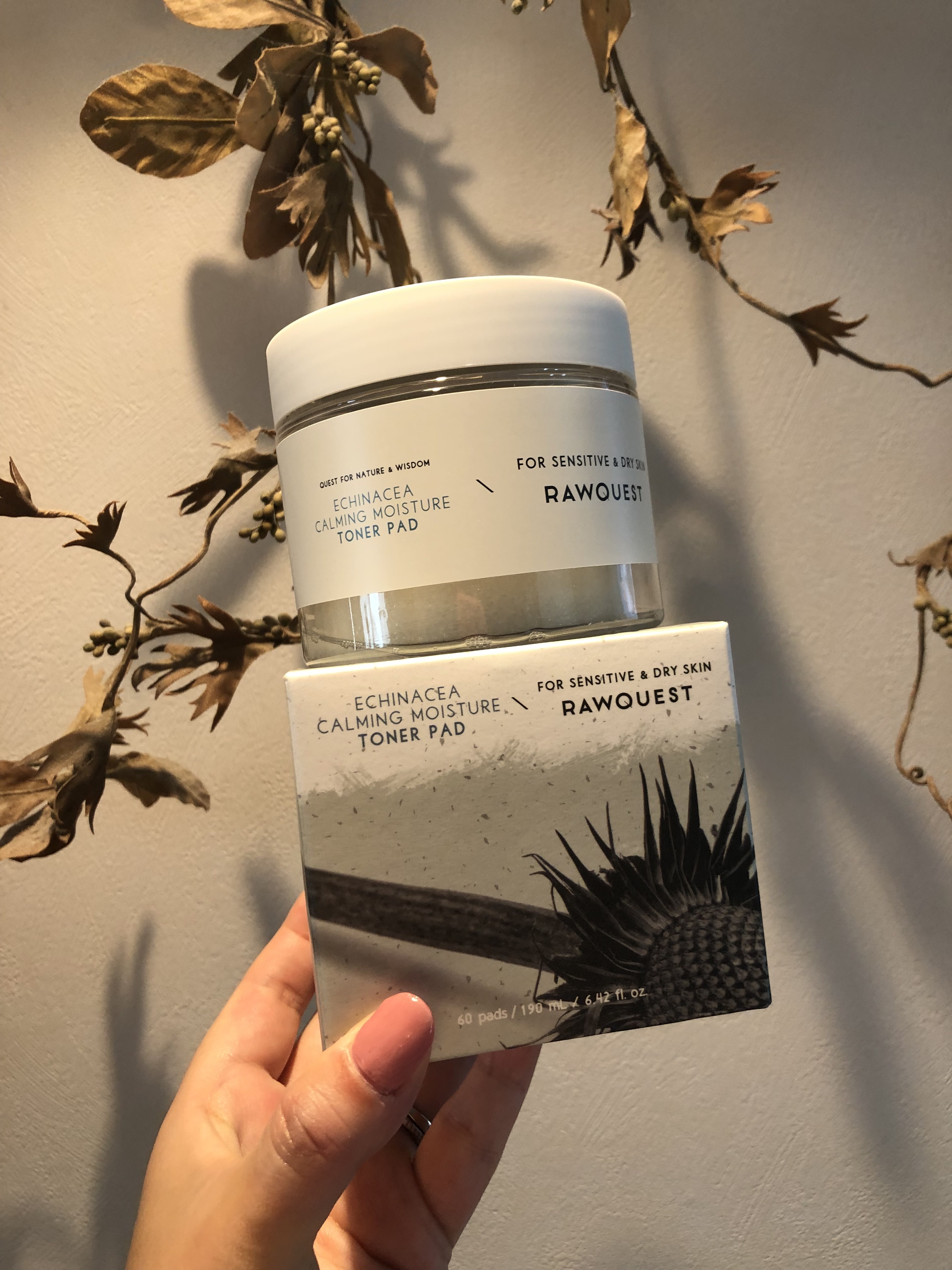 エキネシア カーミングモイスチャートナーパッド/RAWQUEST/トナーパッドを使ったクチコミ（1枚目）