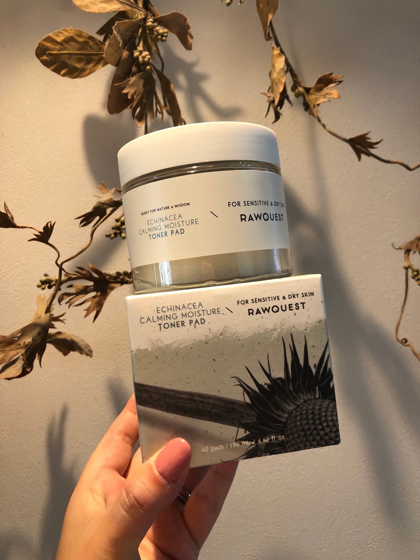 エキネシア カーミングモイスチャートナーパッド/RAWQUEST/トナーパッドを使ったクチコミ(1枚目)