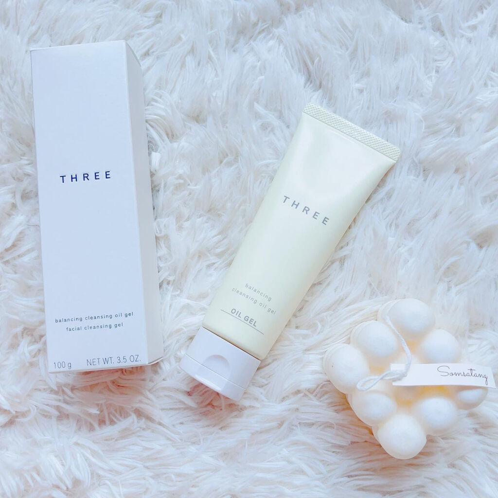 three❤️バランシングクレンジングジェル2個未使用 THREE BALANCING CLEANSING OIL GEL夏の素肌を磨く。 | THREE