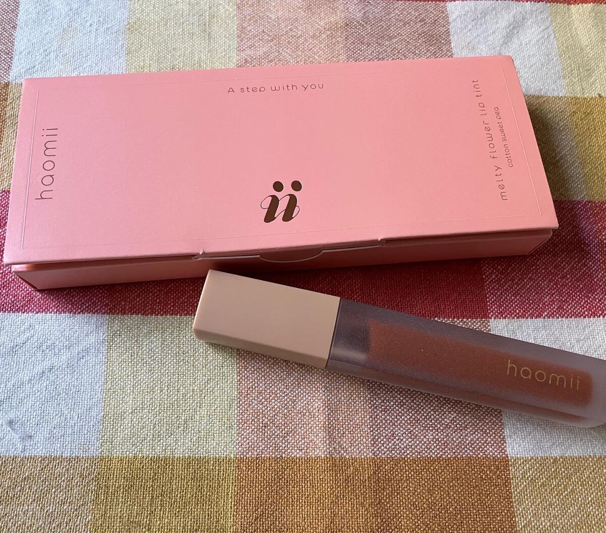 Melty flower lip tint/haomii/口紅を使ったクチコミ(5枚目)