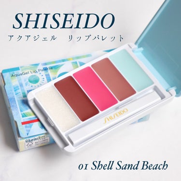 アクアジェル リップパレット 01 Shell Sand Beach/SHISEIDO/口紅を使ったクチコミ（1枚目）