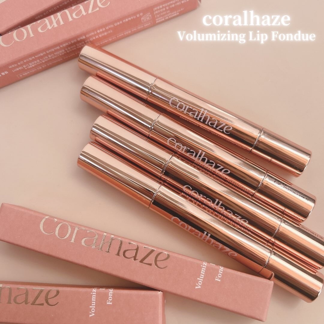 ボリューマイジングフォンデュリップ/Coralhaze/口紅を使ったクチコミ(5枚目)