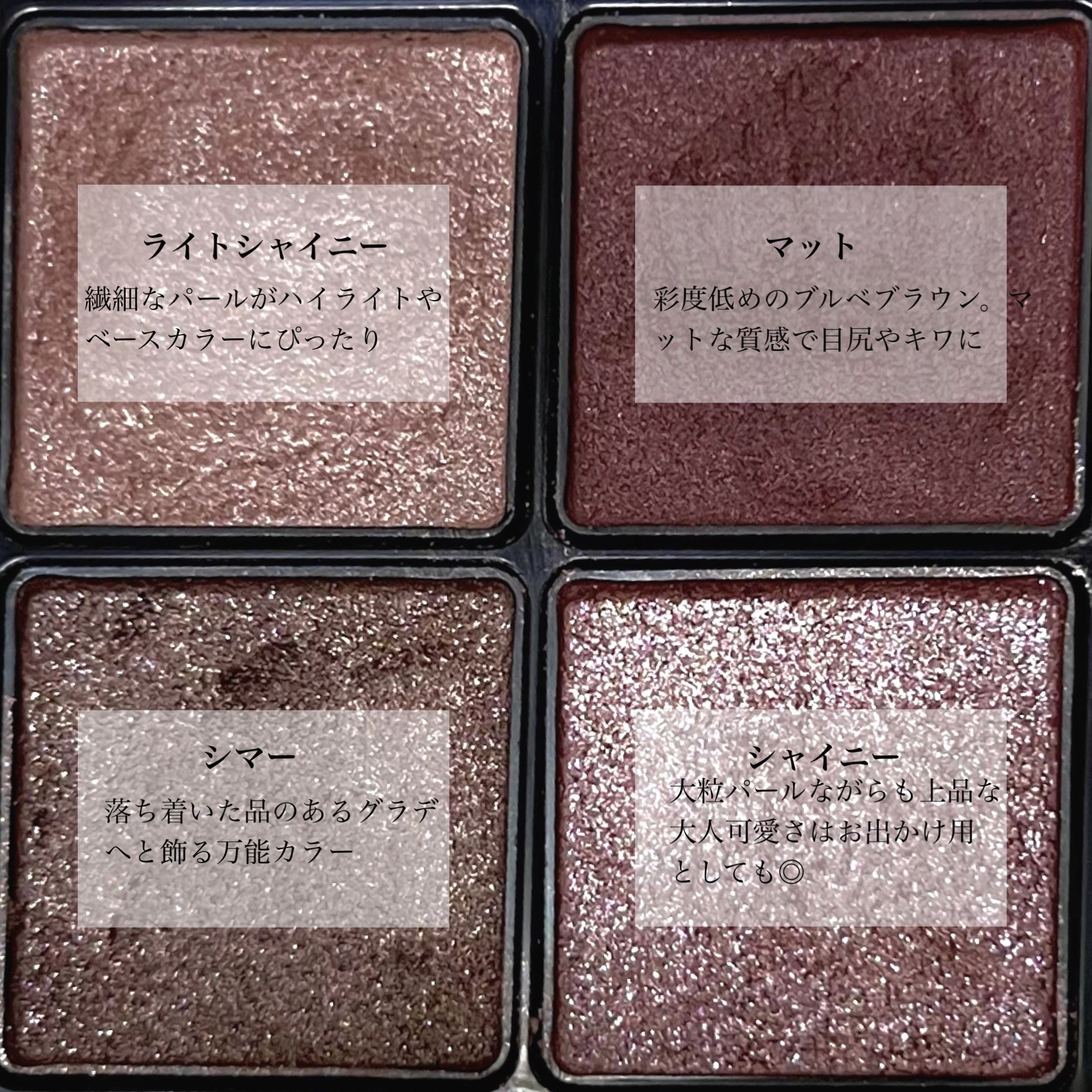 RMK シンクロマティック アイシャドウパレット 04 オールハート /RMK/アイシャドウパレットを使ったクチコミ（2枚目）