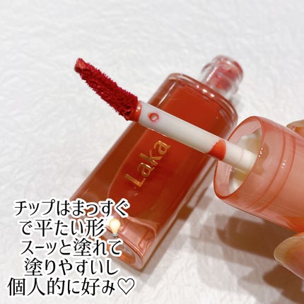 ジェリーイングヌードグロス/Laka/リップグロスを使ったクチコミ(2枚目)