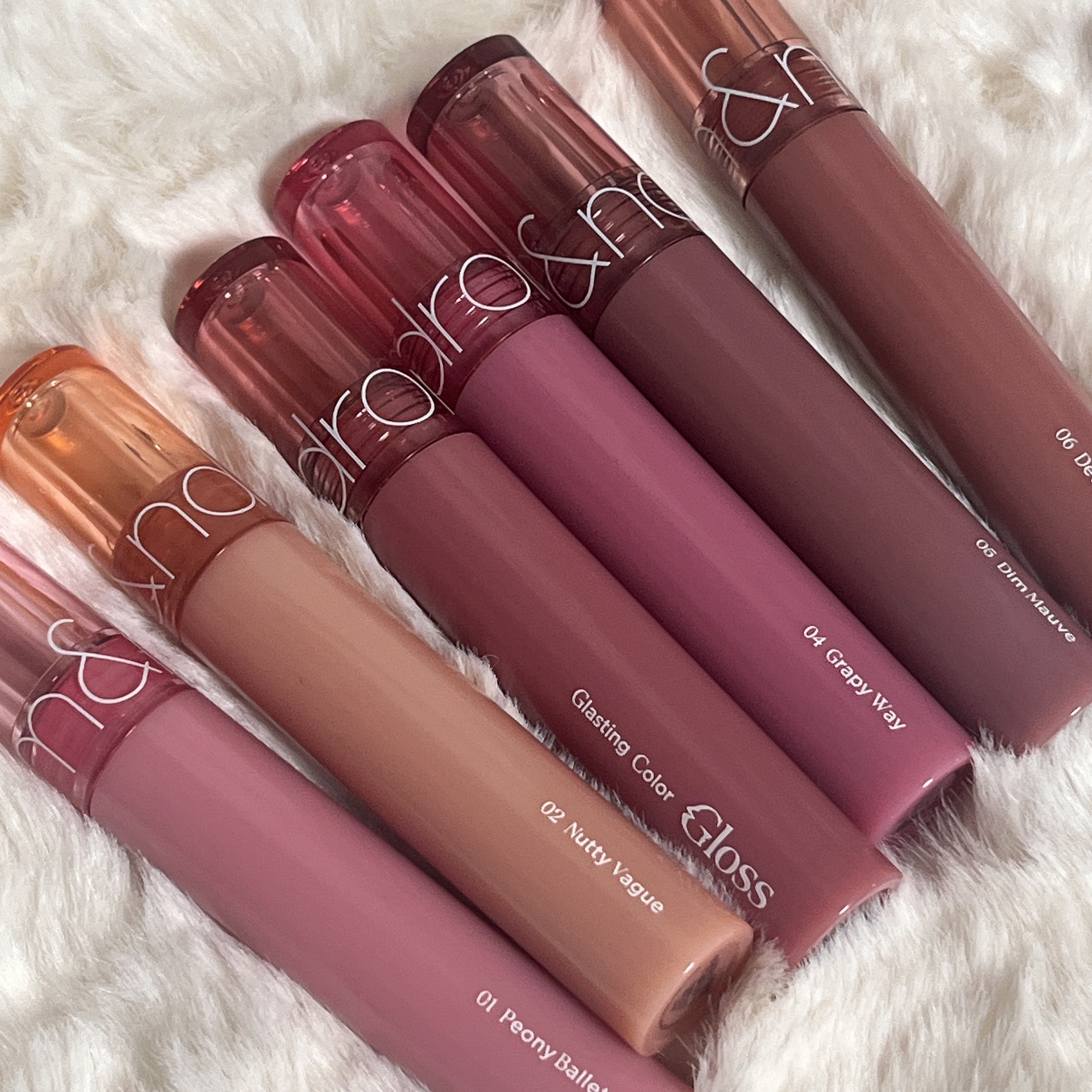 グラスティングカラーグロス/rom&nd/リップグロスを使ったクチコミ（1枚目）