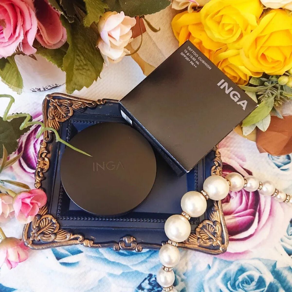 パーフェクト フィクシング クッション/INGA/クッションファンデーションを使ったクチコミ(1枚目)