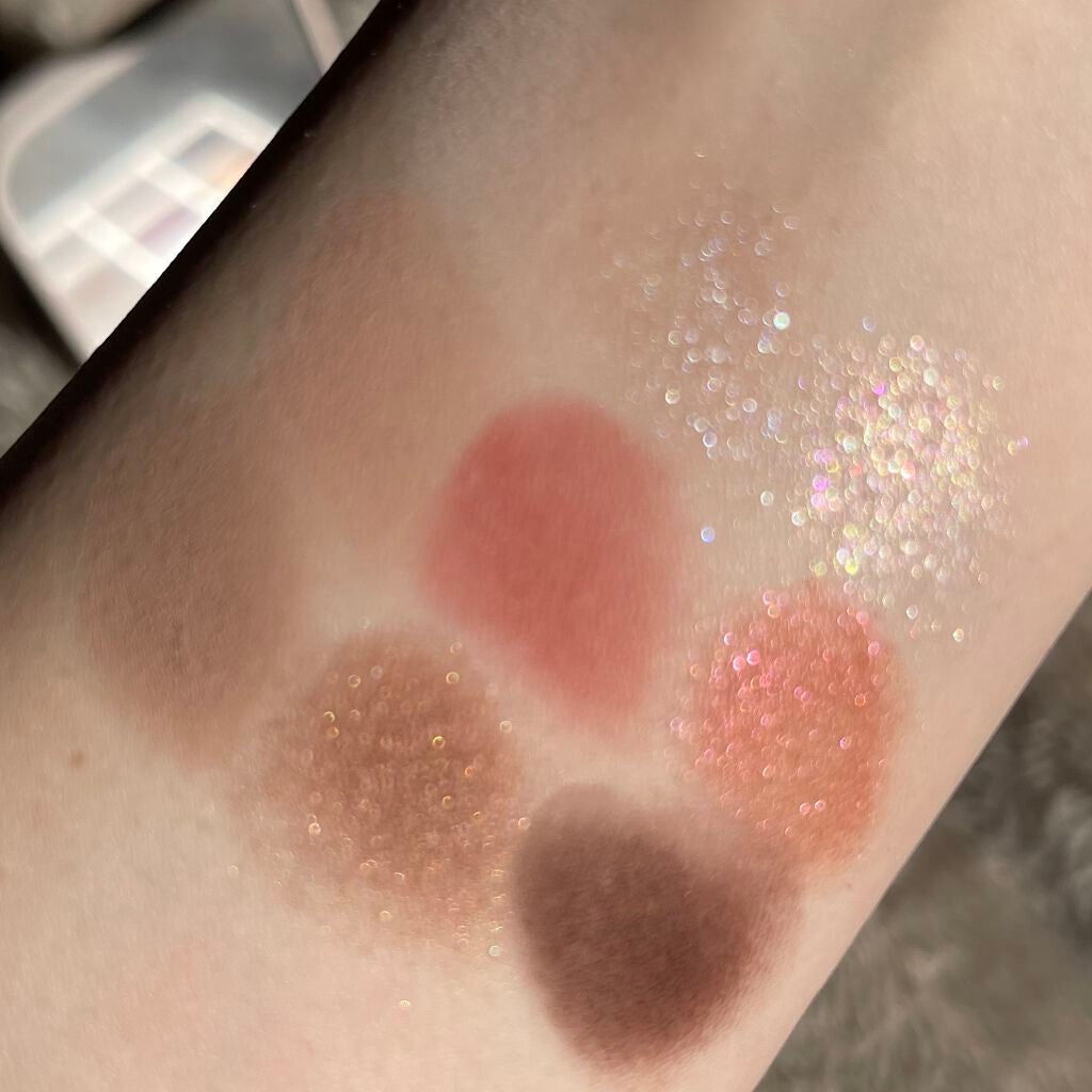 ドットオンムードアイパレット/Heart Percent/アイシャドウパレットを使ったクチコミ(4枚目)