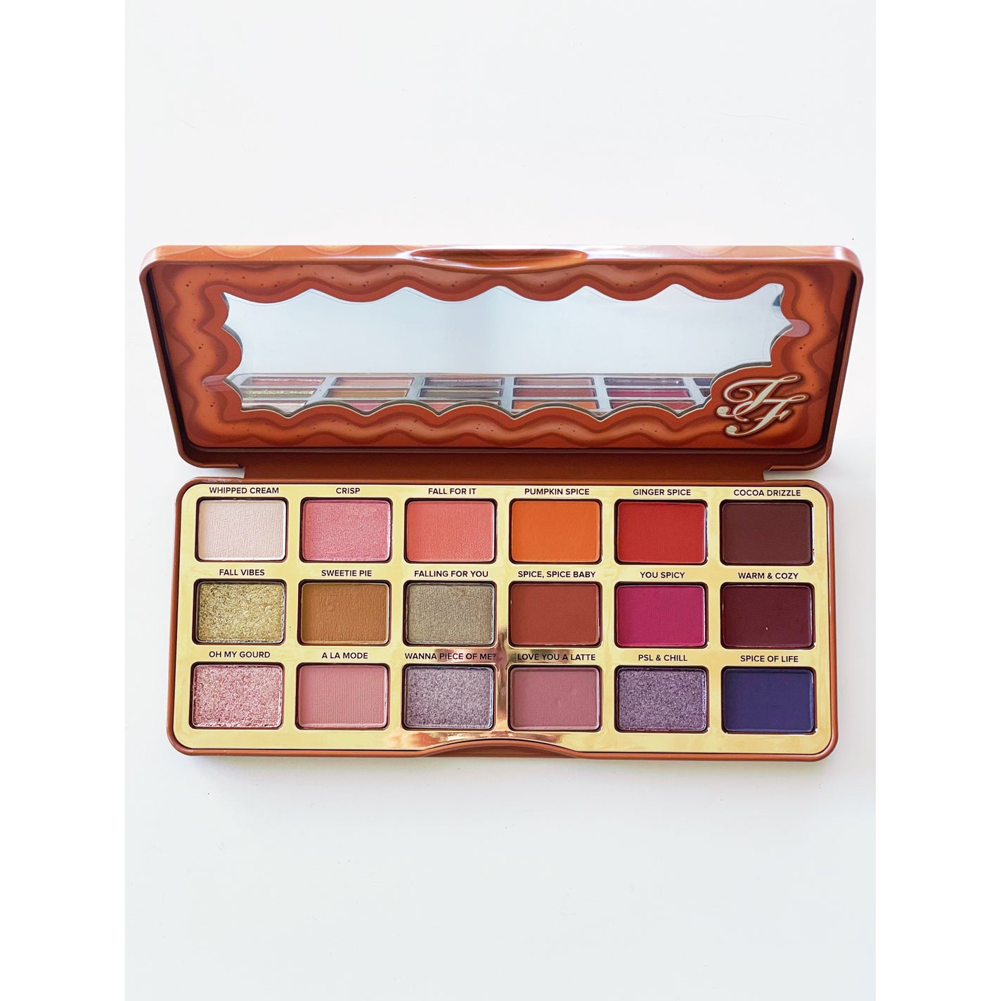 パンプキン スパイス アイシャドウ パレット(旧)/Too Faced/アイシャドウパレットを使ったクチコミ(2枚目)