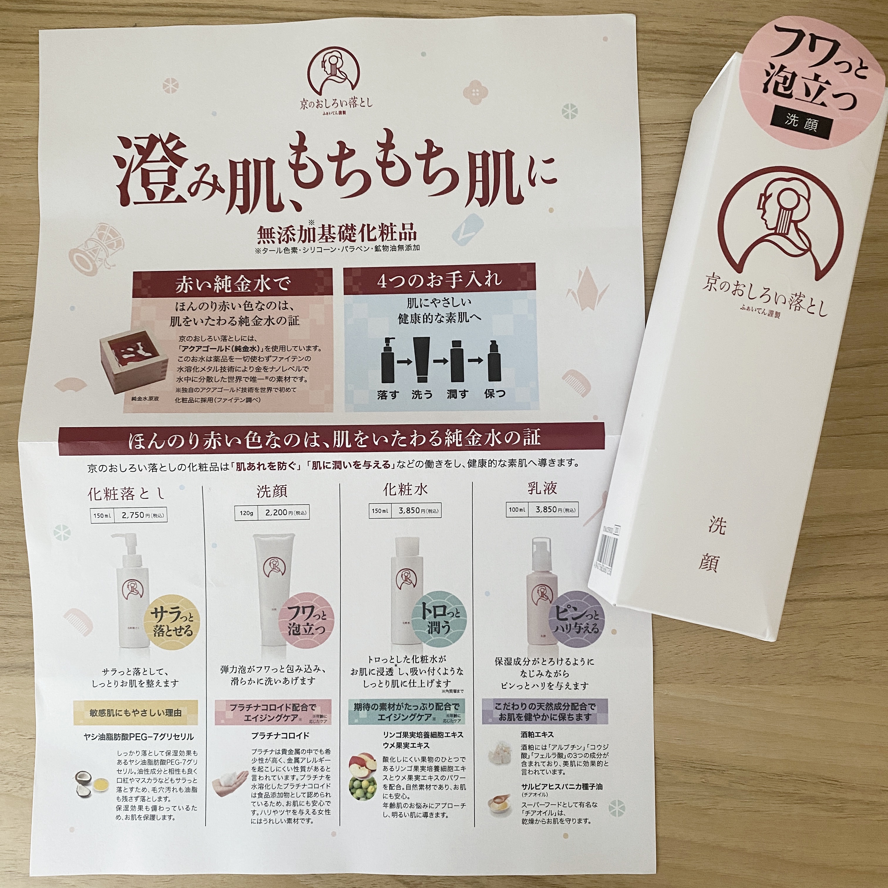 洗顔フォーム/京のおしろい落とし/洗顔フォームを使ったクチコミ（2枚目）