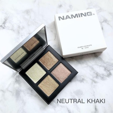 COLORFUL EYE PALETTE/NAMING./アイシャドウパレットを使ったクチコミ(2枚目)