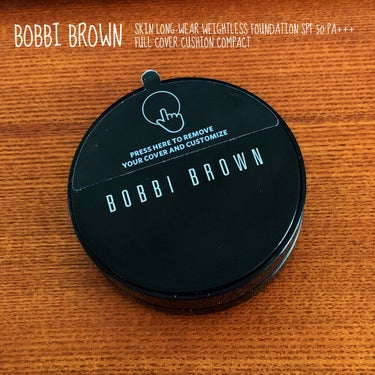 BOBBI BROWN スキン ロングウェア ウェイトレス ファンデーション フル カバー クッション コンパクトのクチコミ「▷BOBBI BROWN
  スキン ロングウェア ウェイトレス ファンデーション    フル.....」（1枚目）