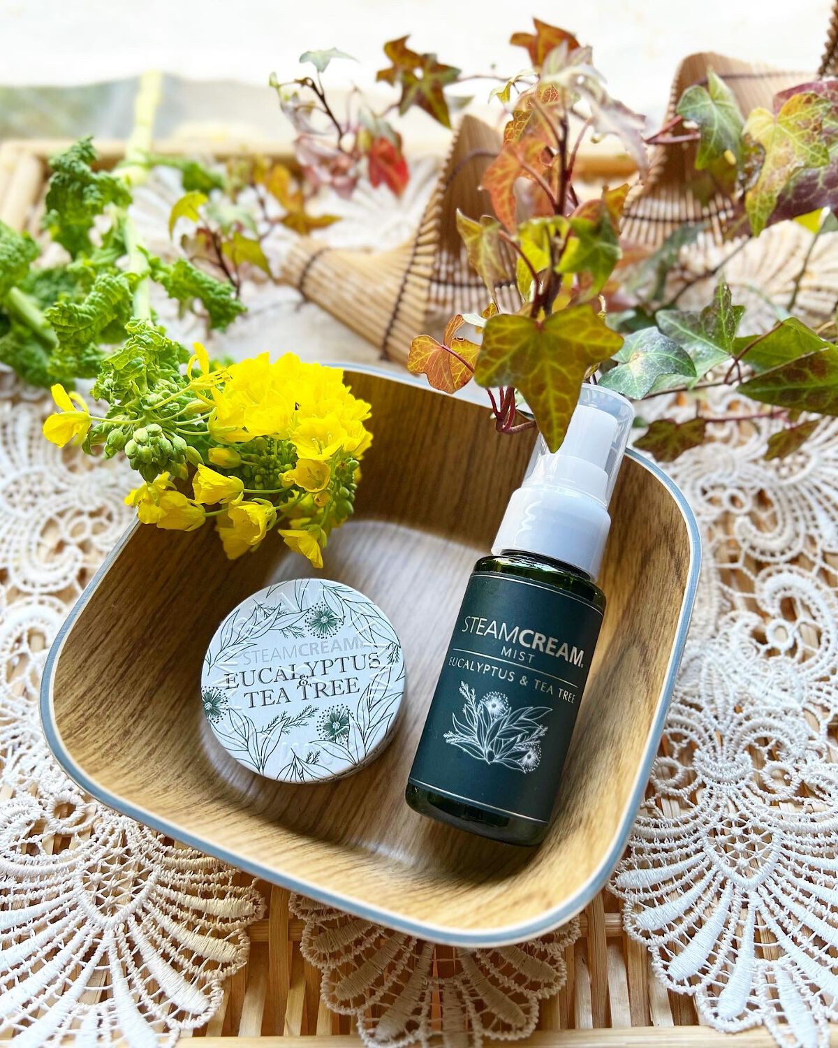 スチームクリーム ユーカリ&ティーツリー mini/STEAMCREAM/フェイスクリームを使ったクチコミ(2枚目)