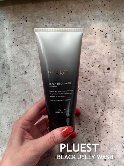 BLACK JELLY WASH(ブラックジェリーウォッシュ)/PLUEST/その他洗顔料を使ったクチコミ(1枚目)