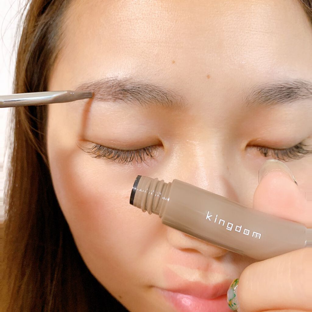 パウダリーリキッドアイブロウ ウルトラキープ		 アッシュグレー/キングダム/リキッドアイブロウを使ったクチコミ（2枚目）