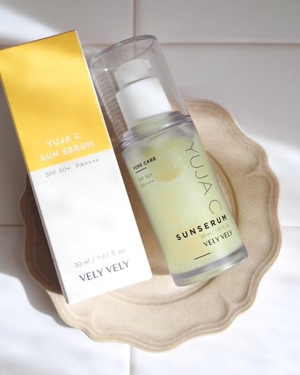 毛穴ケアゆずCサンセラム/VELY VELY/日焼け止めローションを使ったクチコミ(1枚目)