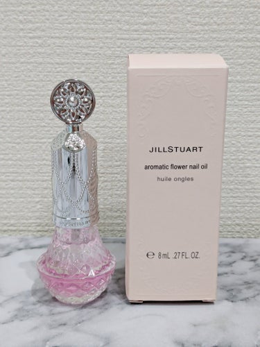 アロマティックフラワー ネイルオイル 01 pink essence/JILL STUART/ネイルオイル・トリートメントを使ったクチコミ（1枚目）