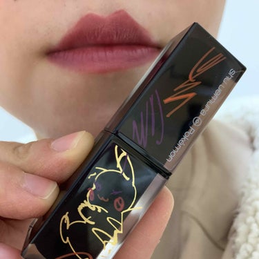 ルージュ アンリミテッド アンプリファイド＜2019年クリスマスコフレ限定＞/shu uemura/口紅を使ったクチコミ（3枚目）