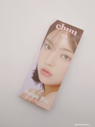 chuu LENS aube pieのクチコミ「🤎付けるだけで儚げな瞳が演出できるカラコン見つけた🤎

chuu LENS
aube pie .....」（3枚目）