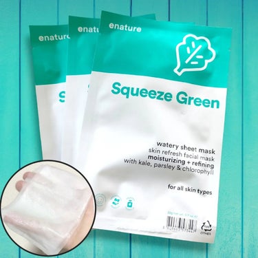 Squeeze Green Watery Toner/eNature/化粧水を使ったクチコミ（4枚目）