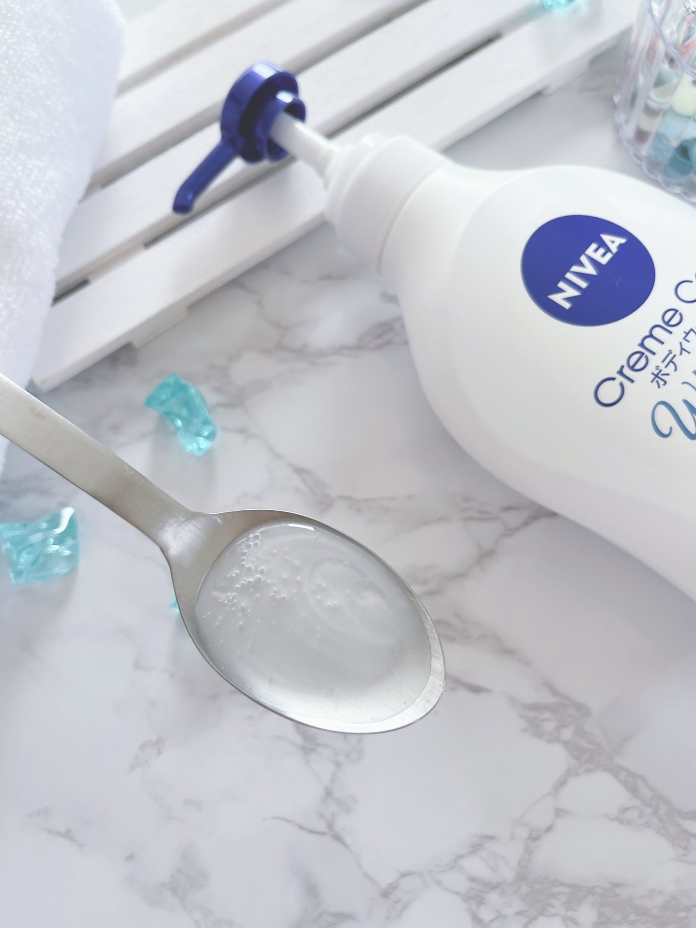 クリームケア ボディウォッシュ W保水美肌 リラクシングソープの香り/ニベア/ボディソープを使ったクチコミ(2枚目)