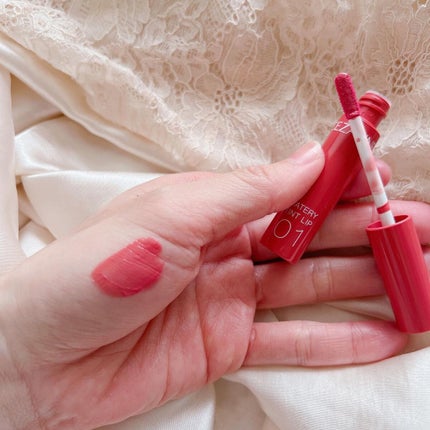 ウォータリーティントリップ/CEZANNE/リップティントを使ったクチコミ(3枚目)