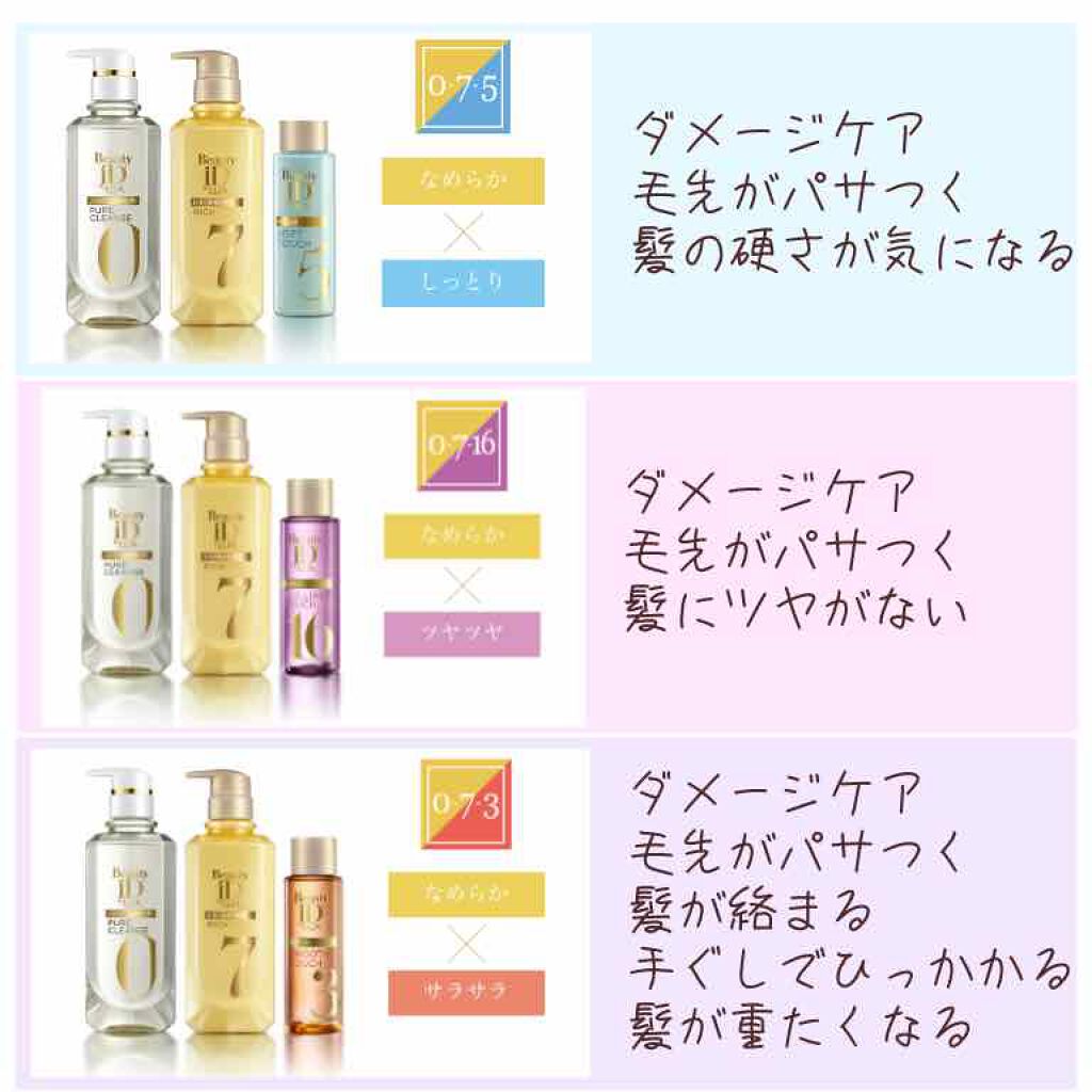 ラックス ビューティーiD ピュアクレンズ シャンプー&リッチ/コントロール/ライブリー トリートメント/LUX/市販シャンプーを使ったクチコミ（3枚目）