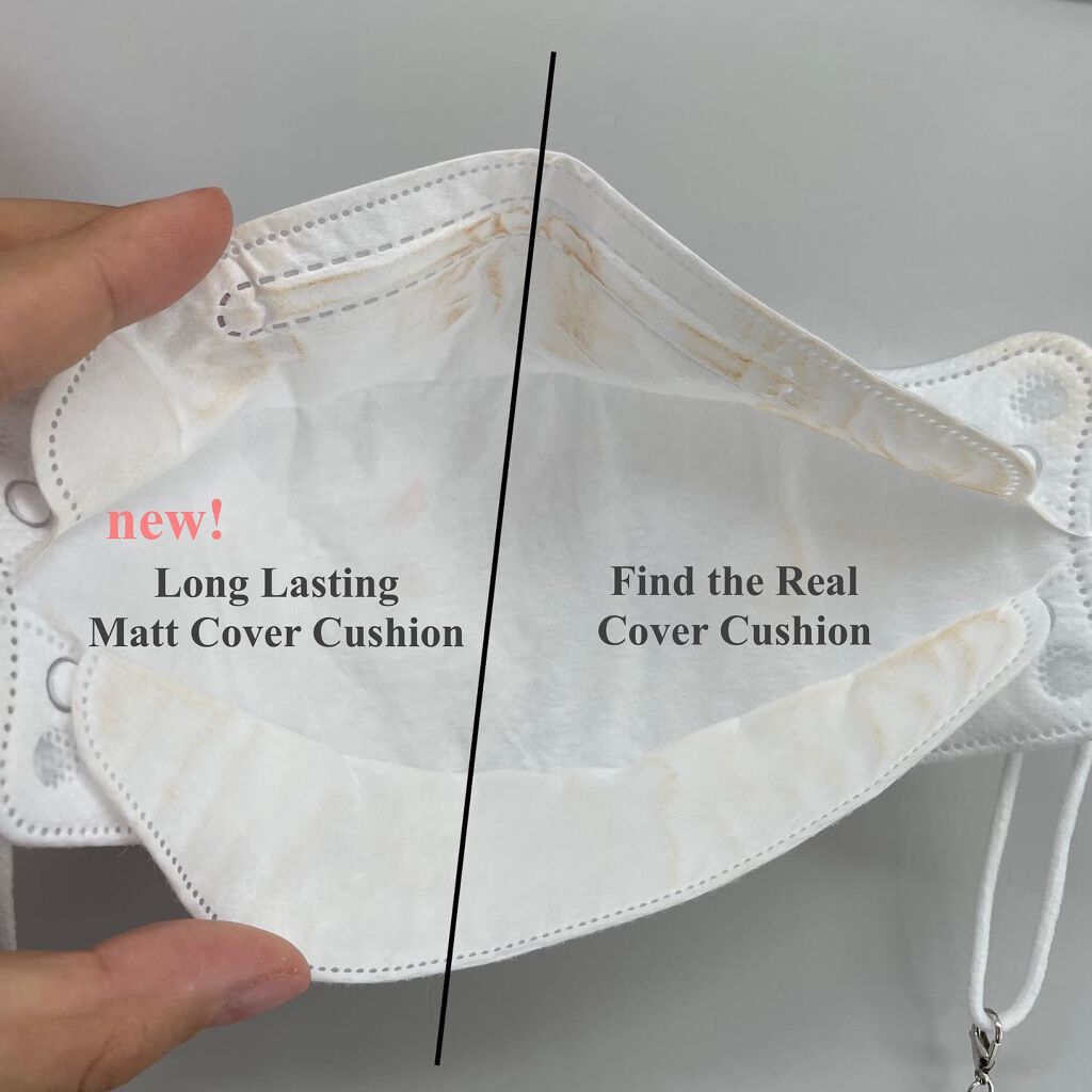 ロングラスティングマットカバークッション/Milk Touch/クッションファンデーションを使ったクチコミ(5枚目)