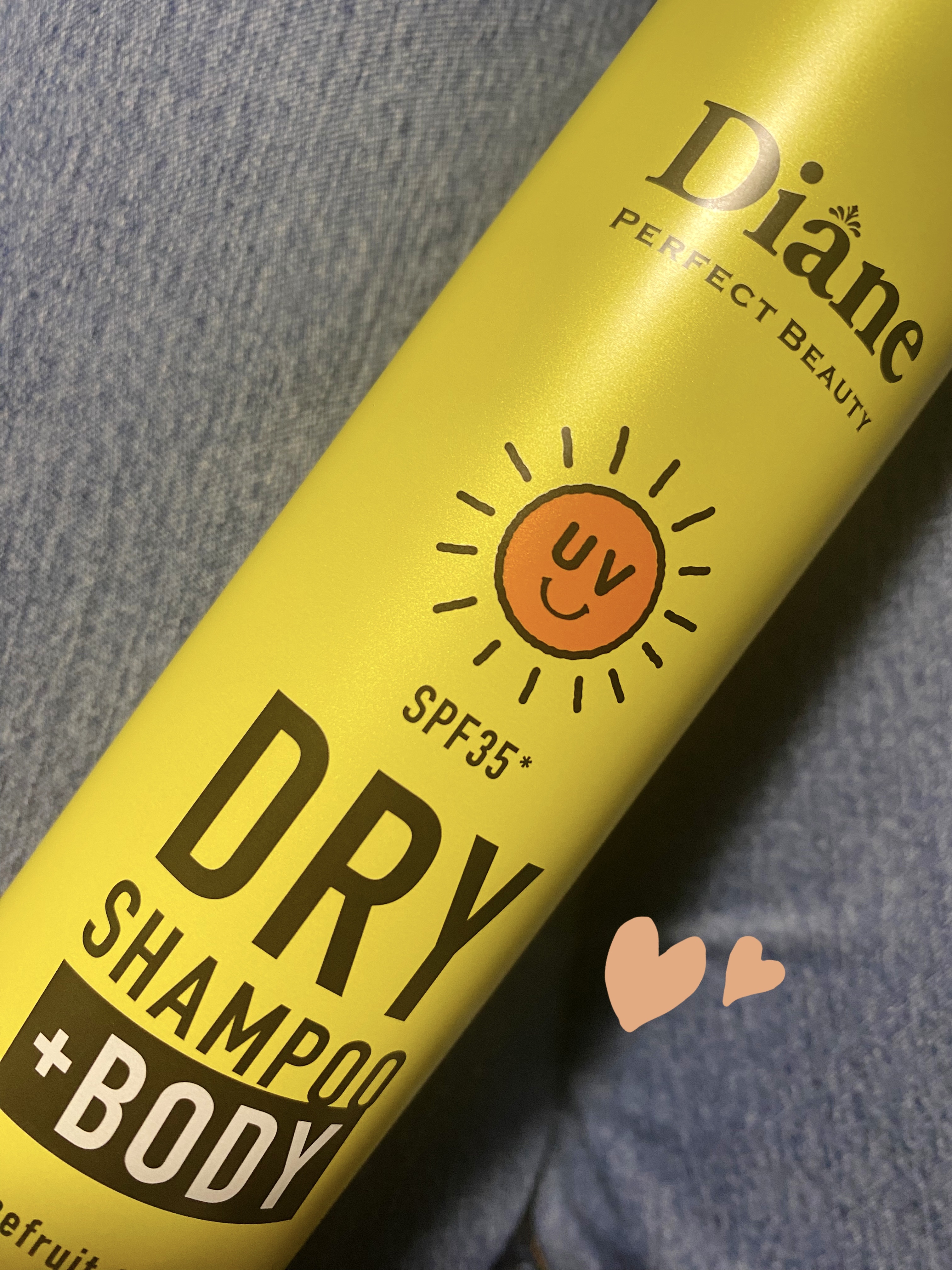 ドライシャンプー +BODY SPF35 グレープフルーツ＆ペパーミントの香り 95g/ダイアン/ドライシャンプーを使ったクチコミ（1枚目）