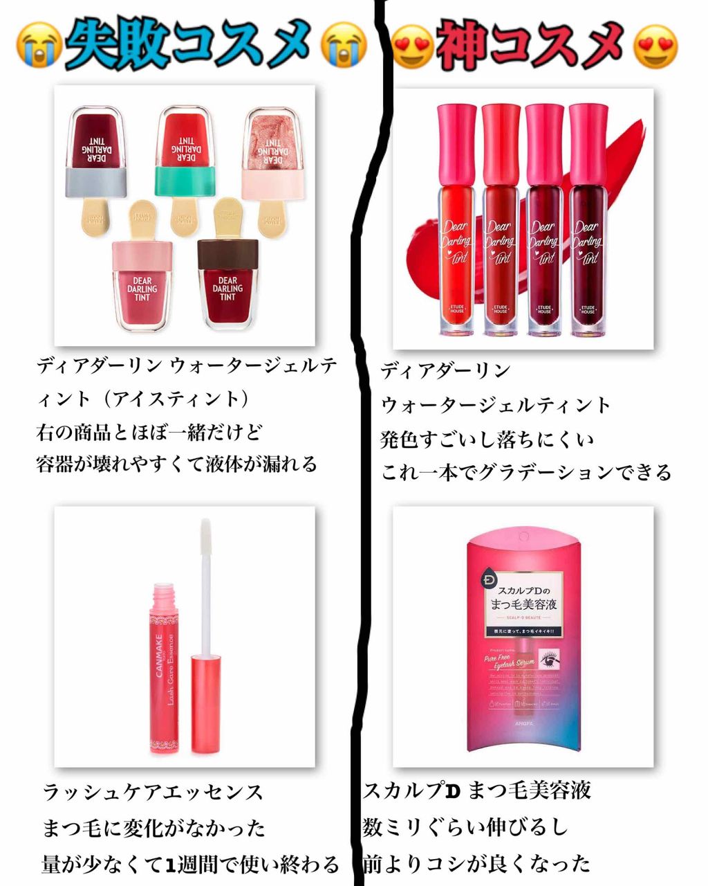 ラッシュケアエッセンス/キャンメイク/まつげ美容液を使ったクチコミ（1枚目）