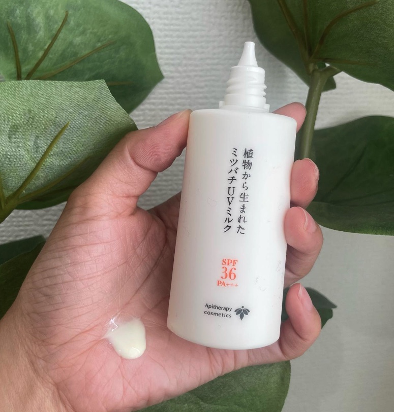 植物から生まれたミツバチUVミルク/アピセラピーコスメティクス/日焼け止めミルクを使ったクチコミ（1枚目）