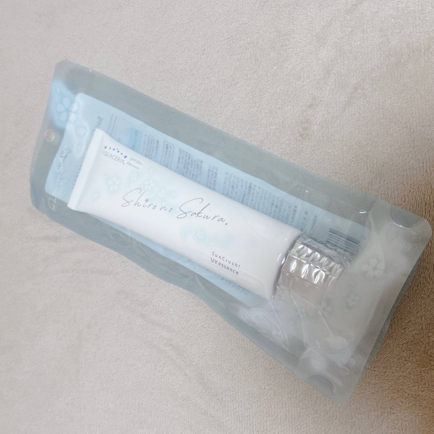 Sun Crush!UV essence 〜向日葵〜/Shiro no Sakura./日焼け止めクリームを使ったクチコミ(1枚目)