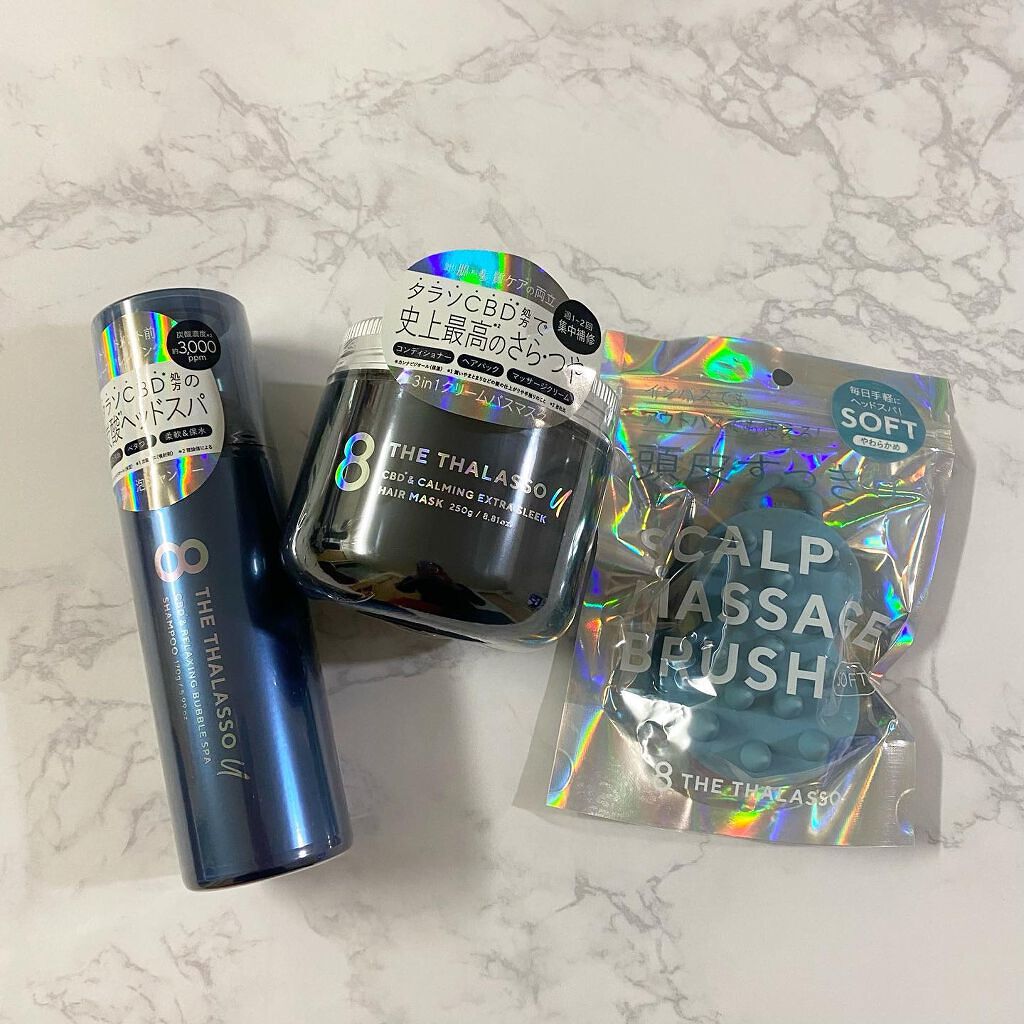 エイトザタラソ ユー CBD＆リラクシング バブルスパ 炭酸泡シャンプー/エイトザタラソ/市販シャンプーを使ったクチコミ（1枚目）