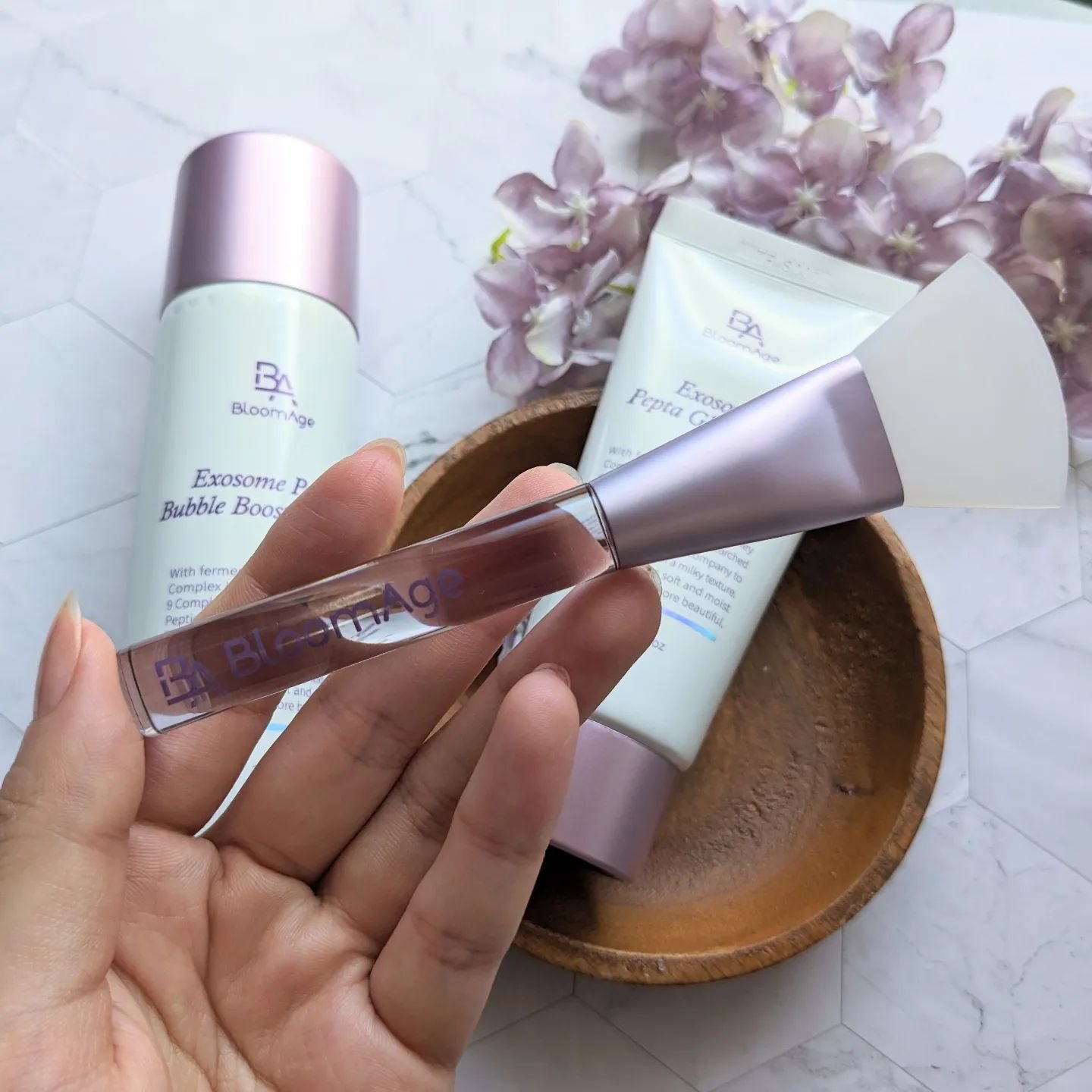 エクソソーム ペプチド グロウ パック/BloomAge/美容液を使ったクチコミ（3枚目）