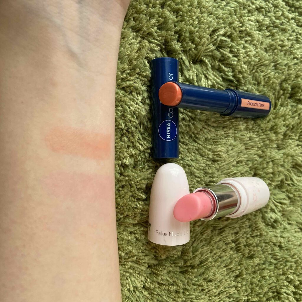 フェイクヌードリップ/素肌記念日/リップティントを使ったクチコミ(3枚目)