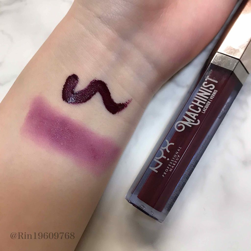 マシニスト リップ ラッカー/NYX Professional Makeup/口紅を使ったクチコミ（3枚目）