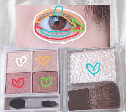 シルキースフレアイズ/キャンメイク/アイシャドウパレットを使ったクチコミ(2枚目)