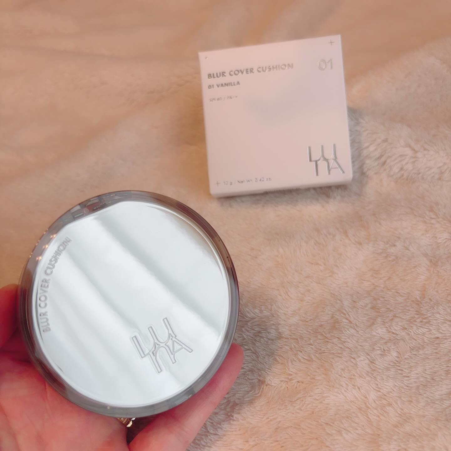 ブラーカバークッション/LUNA/クッションファンデーションを使ったクチコミ（1枚目）