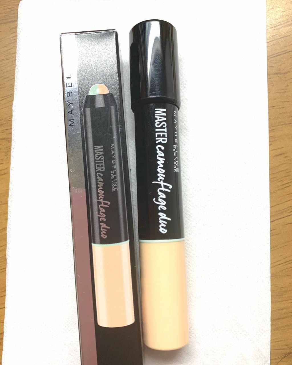 マスターカモフラージュデュオ/MAYBELLINE NEW YORK/スティックコンシーラーを使ったクチコミ(1枚目)