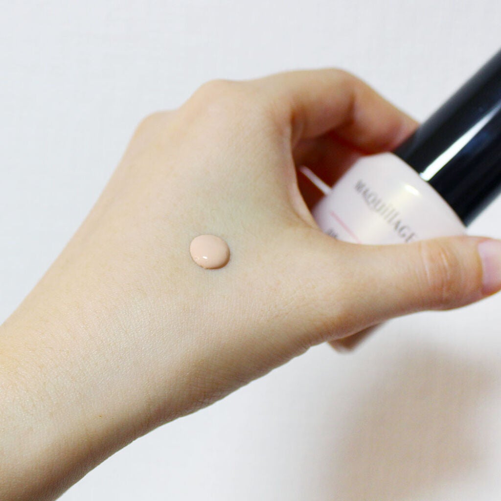 ドラマティックエッセンスリキッド/マキアージュ/リキッドファンデーションを使ったクチコミ(1枚目)