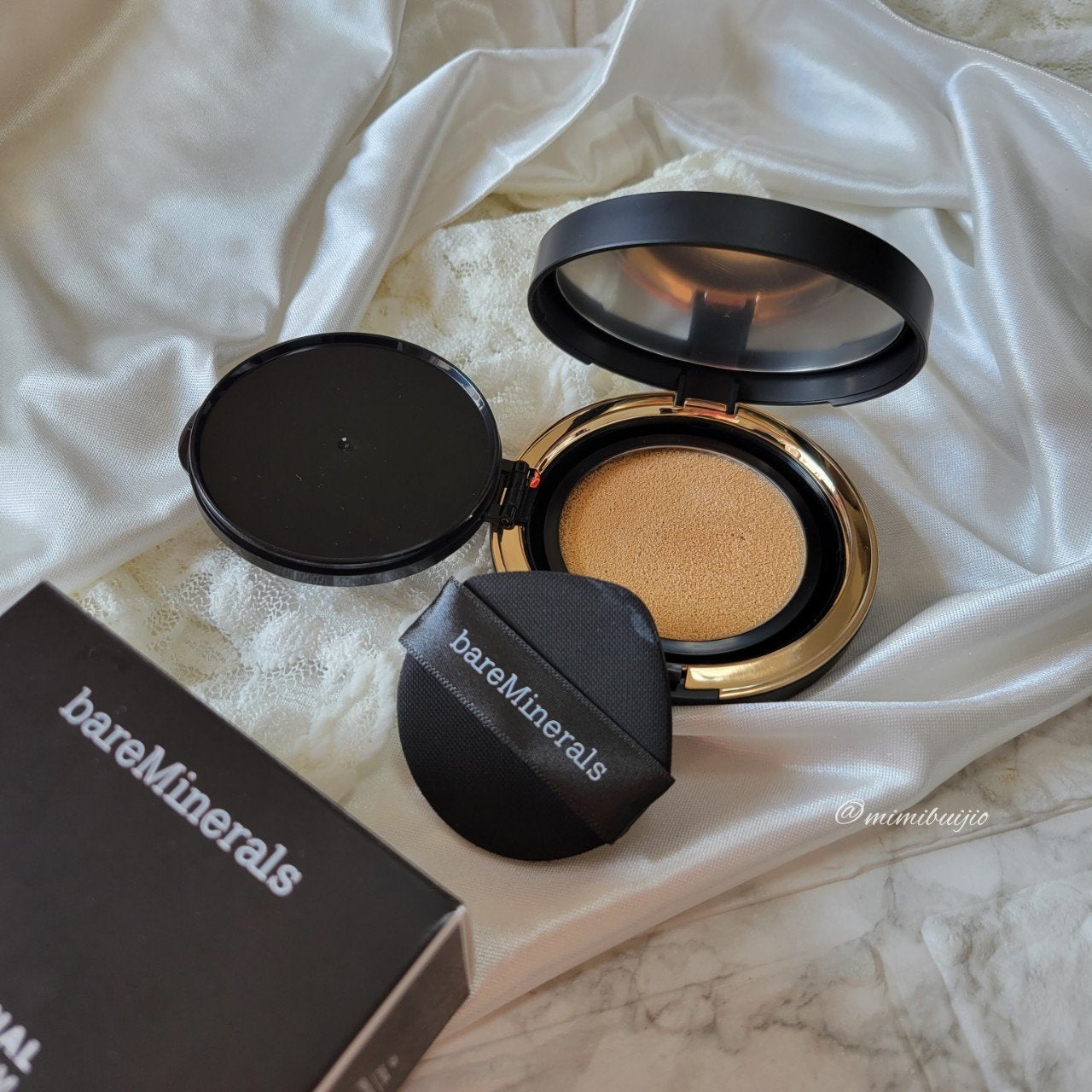 オリジナル ピュア セラム カバーアップ クッション/bareMinerals/クッションファンデーションを使ったクチコミ(1枚目)