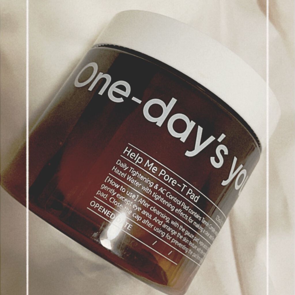 ヘルプミー! ポア-Tパッド/One-day's you/トナーパッドを使ったクチコミ（2枚目）