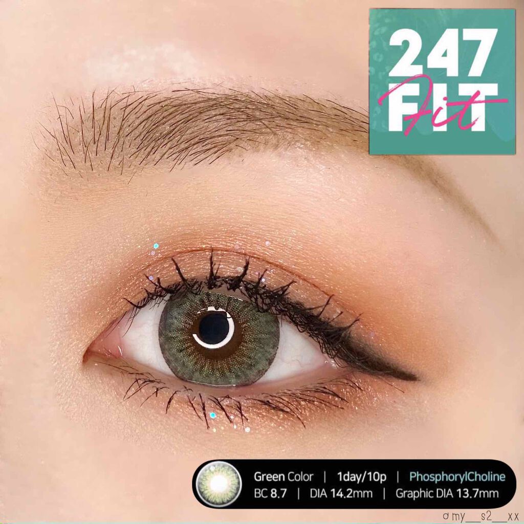 247 fit/THEPIEL/カラーコンタクトレンズを使ったクチコミ（1枚目）
