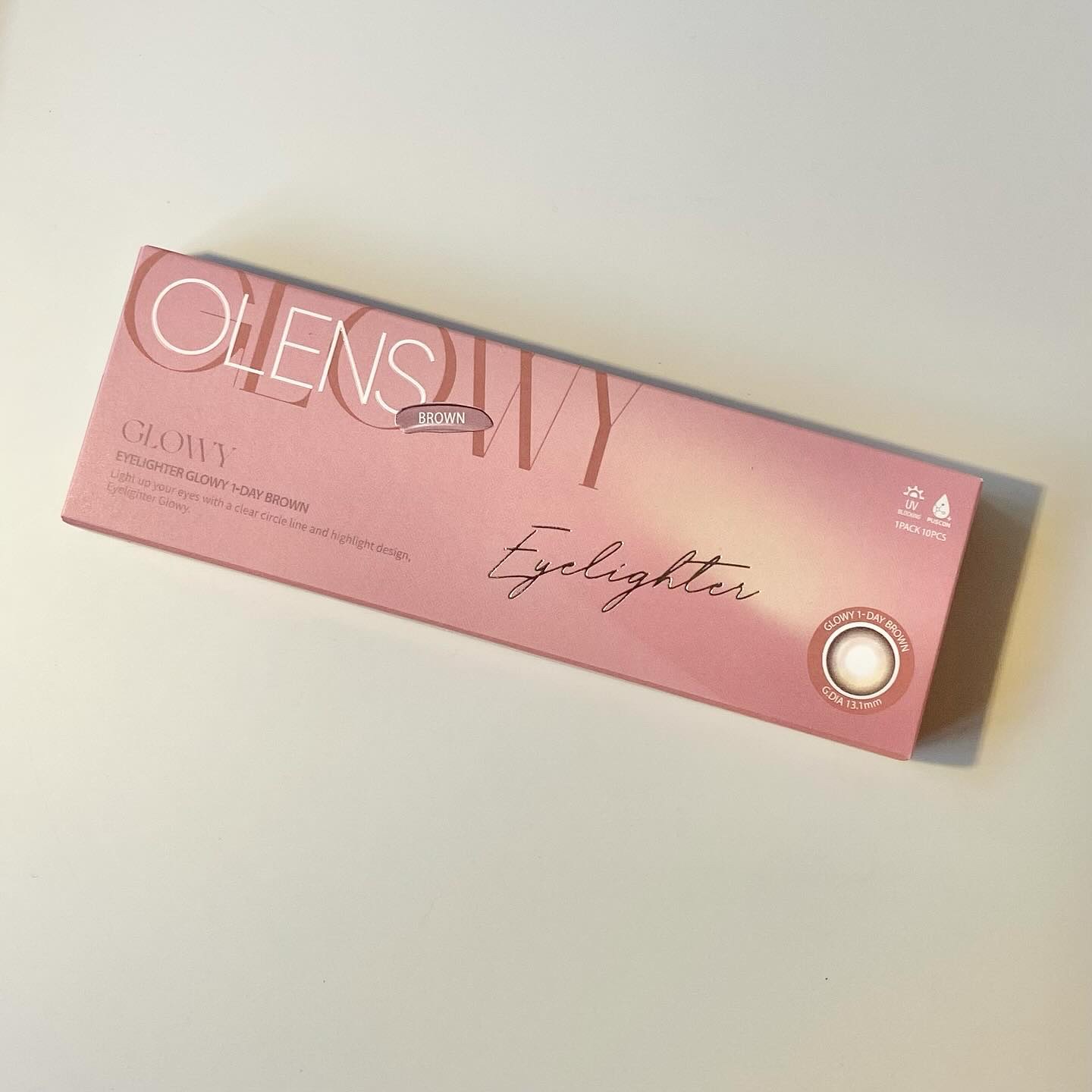 Glowy 1day/OLENS/ワンデー（１DAY）カラコンを使ったクチコミ（3枚目）