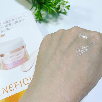 クリアバウンスクリーム /BENEFIQUE/フェイスクリームを使ったクチコミ(3枚目)