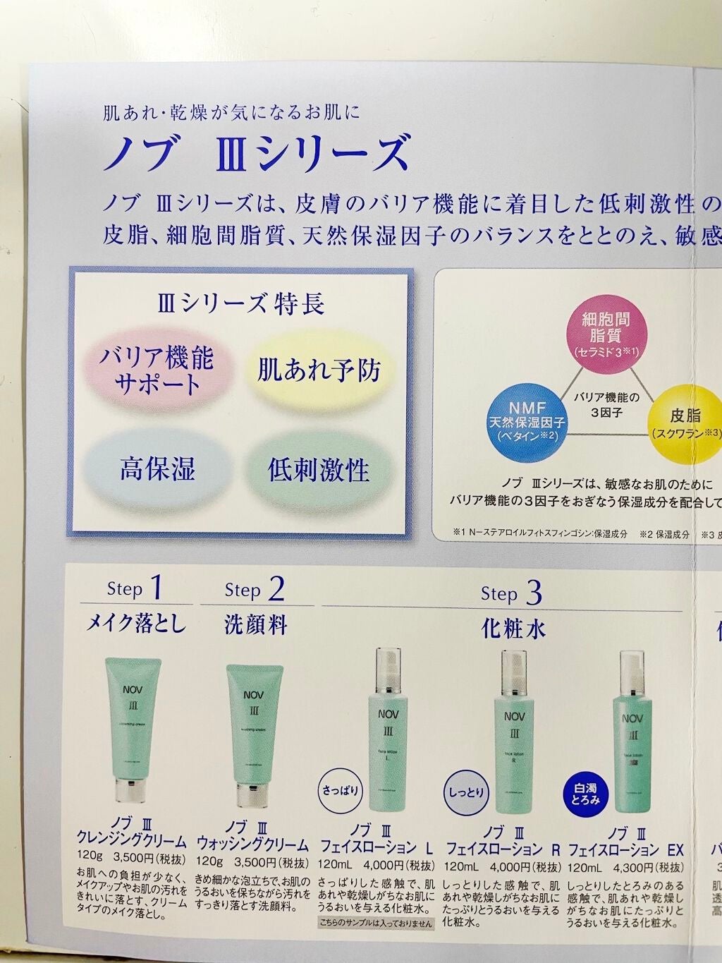 Ⅲ フェイスローション R/NOV/化粧水を使ったクチコミ(3枚目)